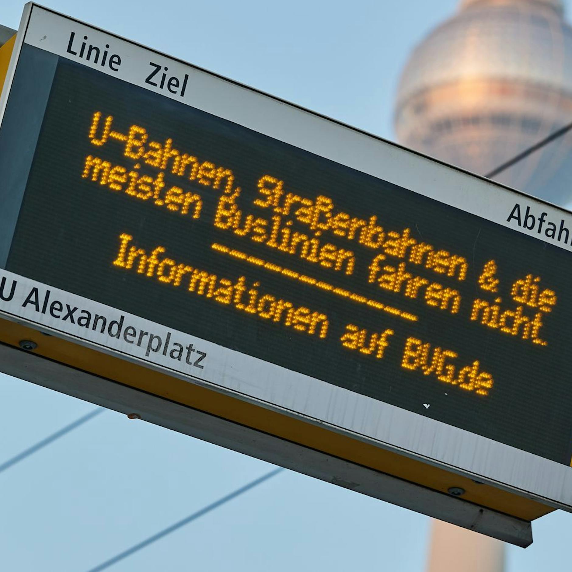 Stillstand bei Bus und Bahn? Nächste Woche droht Streik bei der BVG