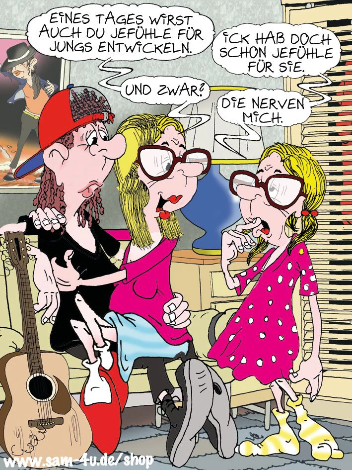 Auch heute gibt es für Sie einen Cartoon aus der Feder von Zeichner Sam Paff aus Berlin!
