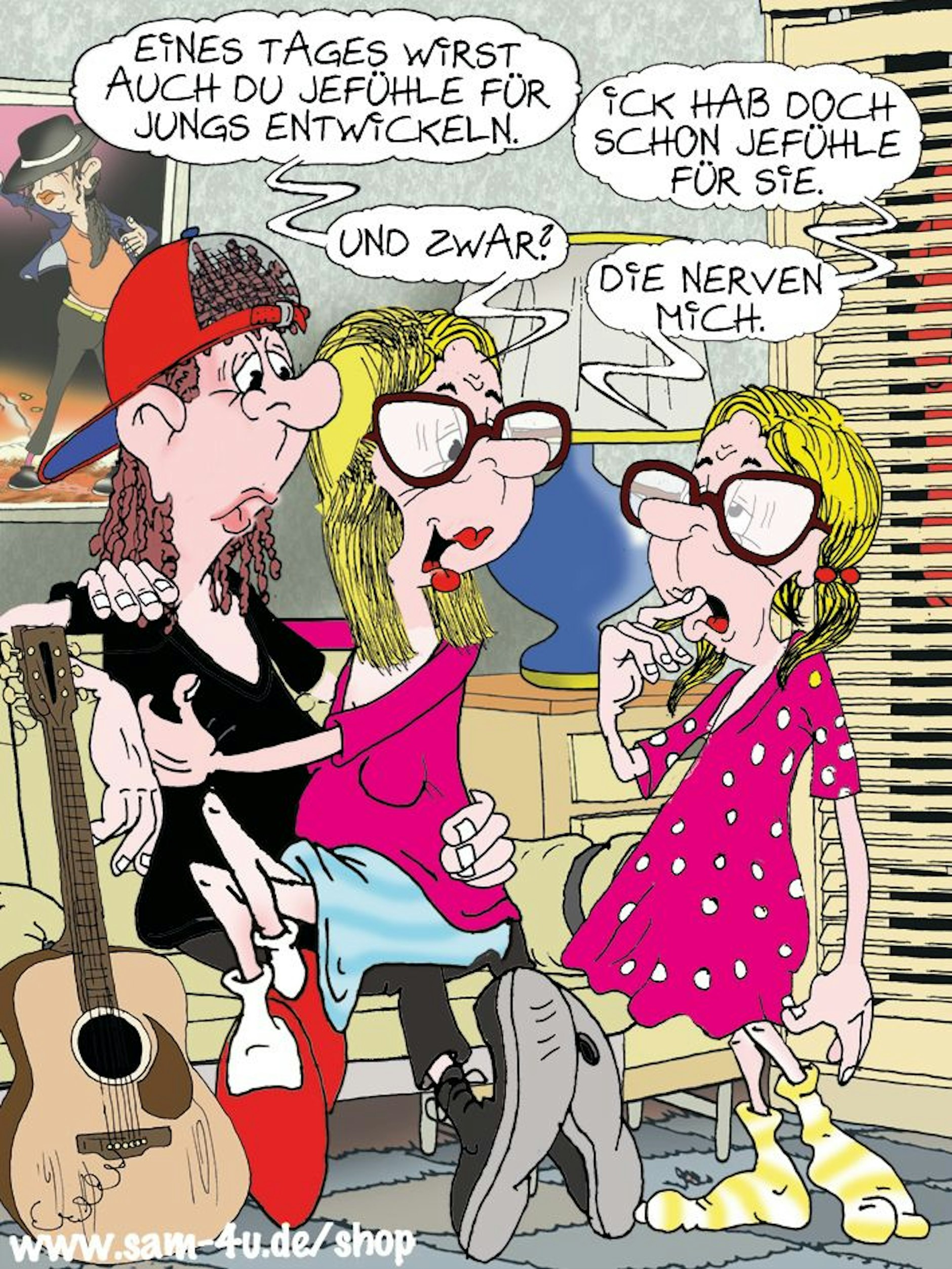Auch heute gibt es für Sie einen Cartoon aus der Feder von Zeichner Sam Paff aus Berlin!