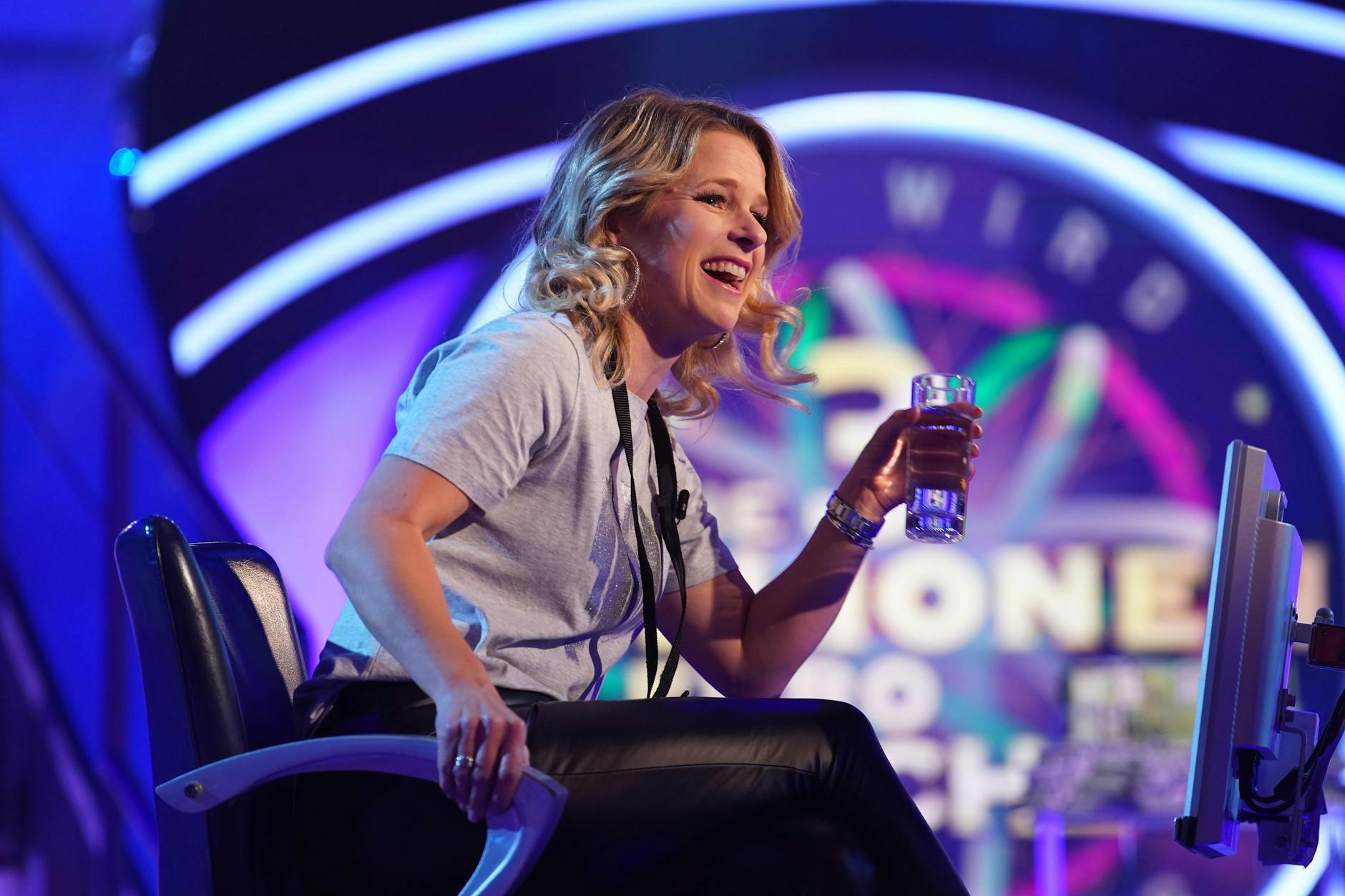 Dorothea Gharibian muss sich bei Wer wird Millionär der schrägen Frage über Mamma Leoni's Italian Restaurant stellen.