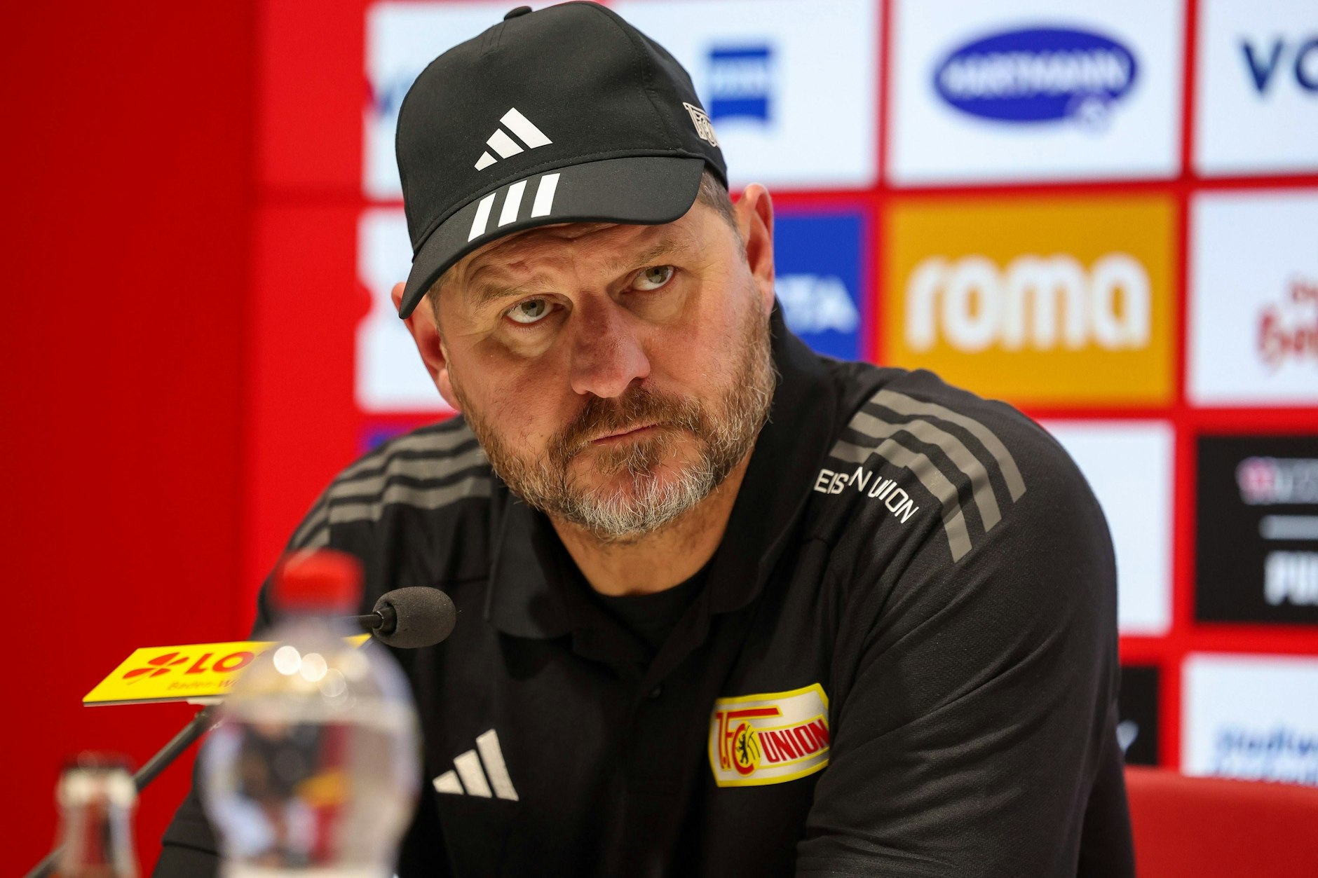 Steffen Baumgart (53), neuer Cheftrainer des 1. FC Union, hadert nach dem 0:2 in Heidenheim mit dem Spielverlauf.