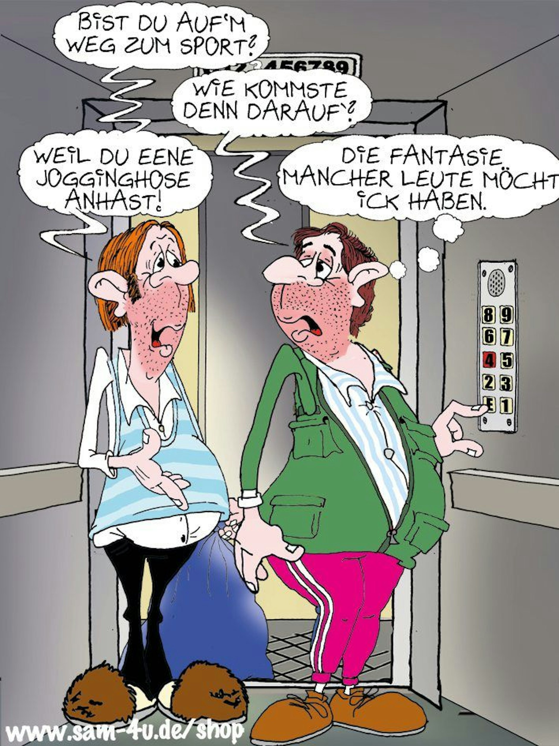 Auch heute haben wir einen lustigen Cartoon des Tages für Sie - Zeichner Sam Paff wünscht einen schönen Sonntag!