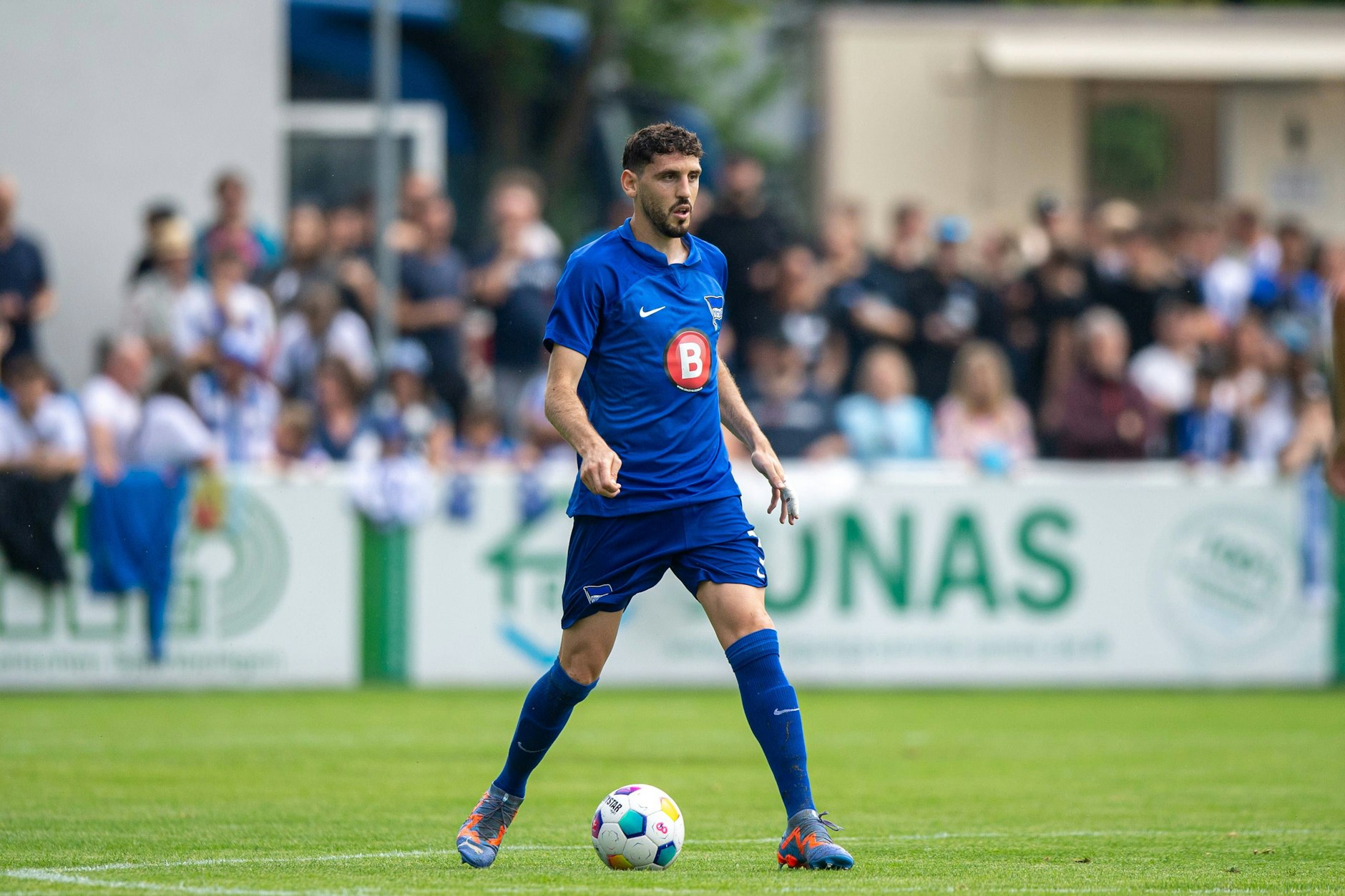 Im Sommer 2024 machte Verteidiger Agustin Rogel noch für Hertha-Testspiele, dann wurde er an SC Internacional nach Brasilien ausgeliehen.