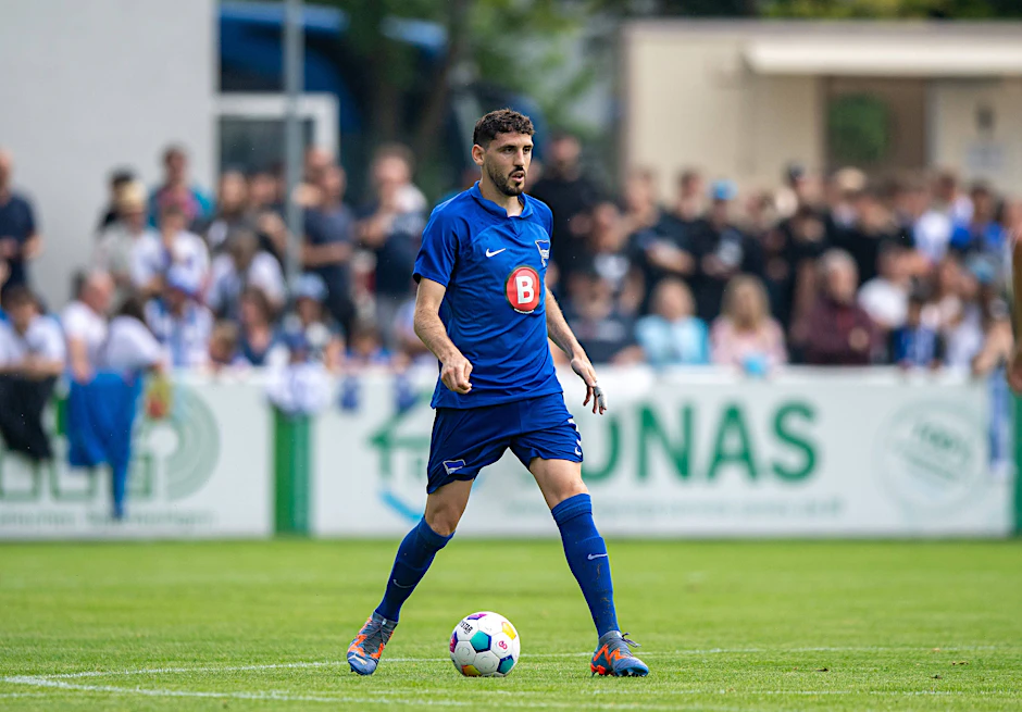Im Sommer 2024 machte Verteidiger Agustin Rogel noch für Hertha-Testspiele, dann wurde er an SC Internacional nach Brasilien ausgeliehen.