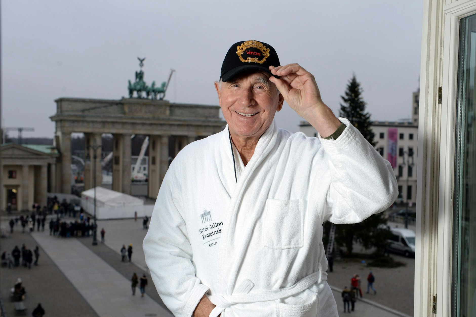 Prinz Frederic von Anhalt vor Jahren bei einem Fotoshooting im Berliner Hotel Adlon.