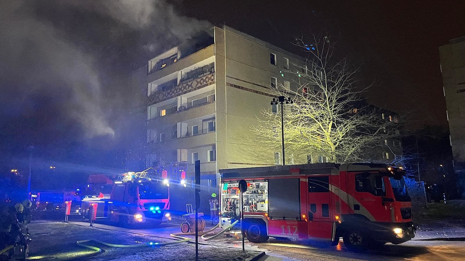 Die Berliner Feuerwehr hatte den Brand schnell unter Kontrolle.