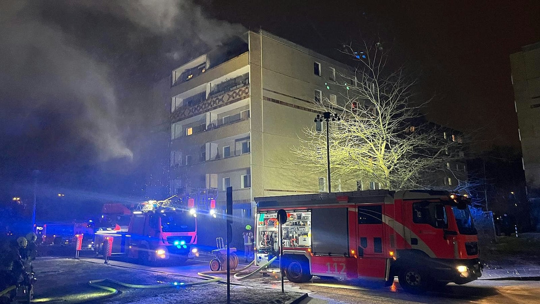 Die Berliner Feuerwehr hatte den Brand schnell unter Kontrolle.
