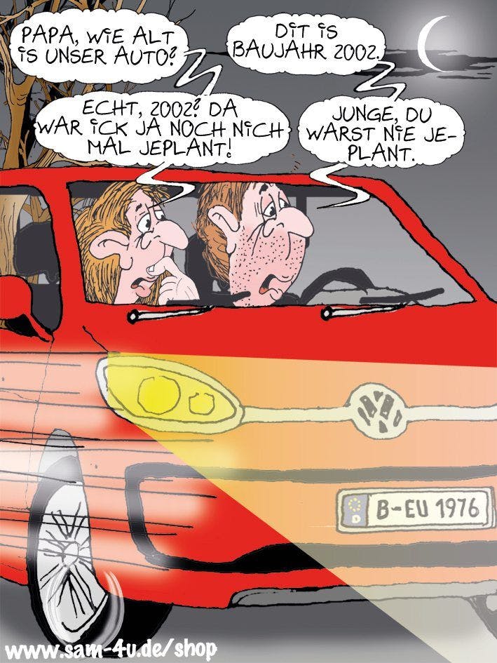Auch heute hat unser Zeichner Sam Paff einen tollen Cartoon des Tages geliefert - viel Freude beim Schmunzeln!