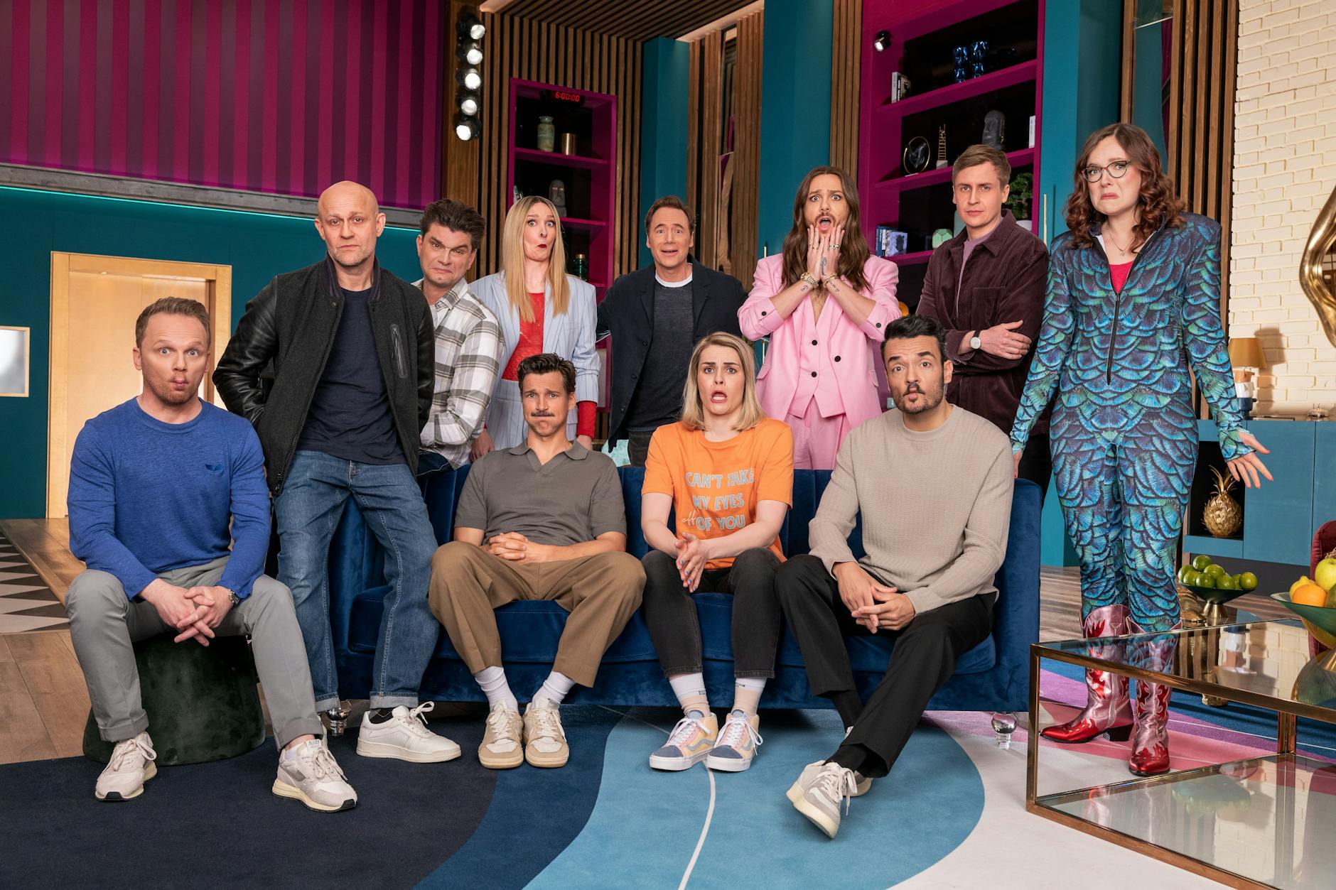 Die Stars der sechsten Staffel „LOL: Last One Laughing“.