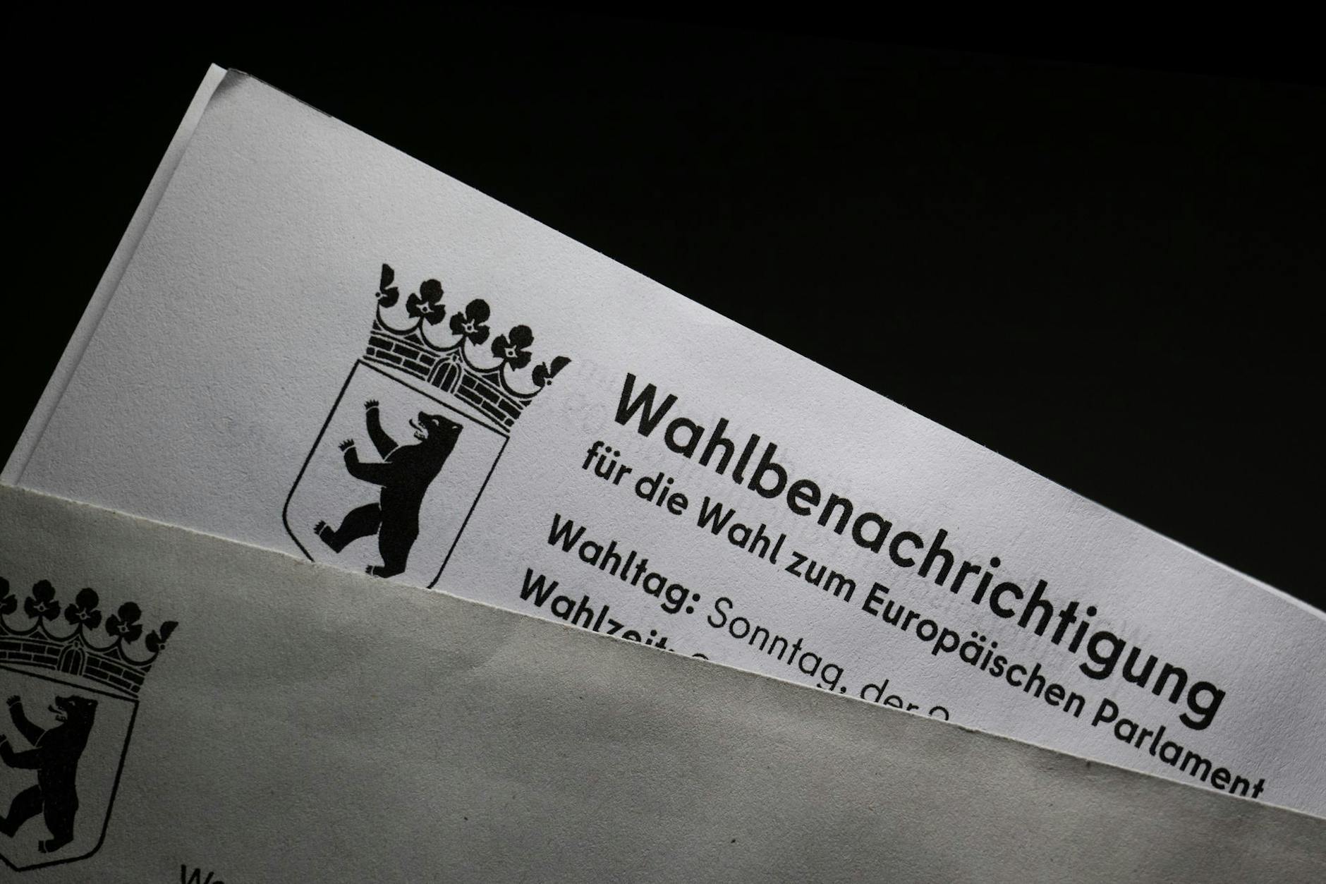 In Berlin werden ab Montag die Wahlbenachrichtigungen versandt.