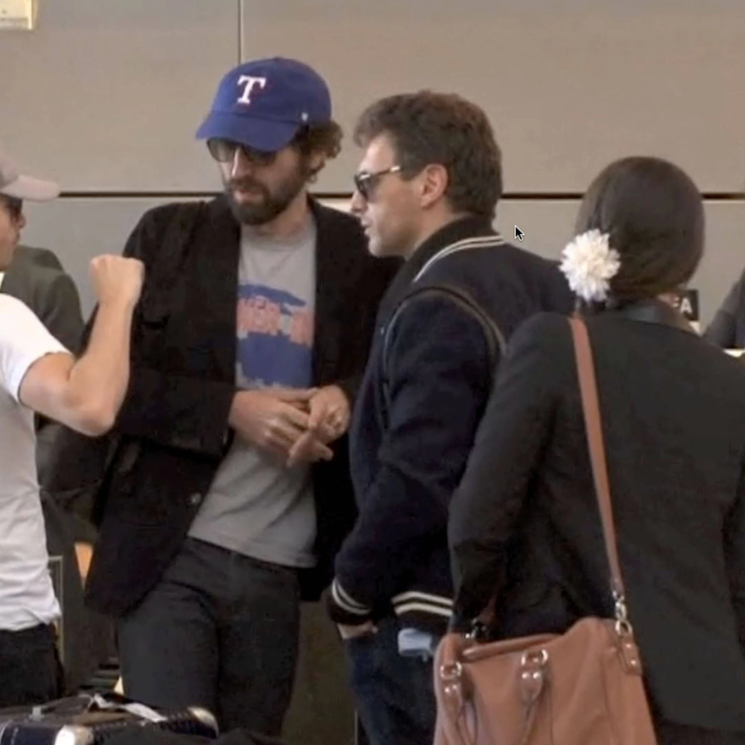 Guy-Manuel de Homem-Christo und Thomas Bangalter am Flughafen in Los Angeles