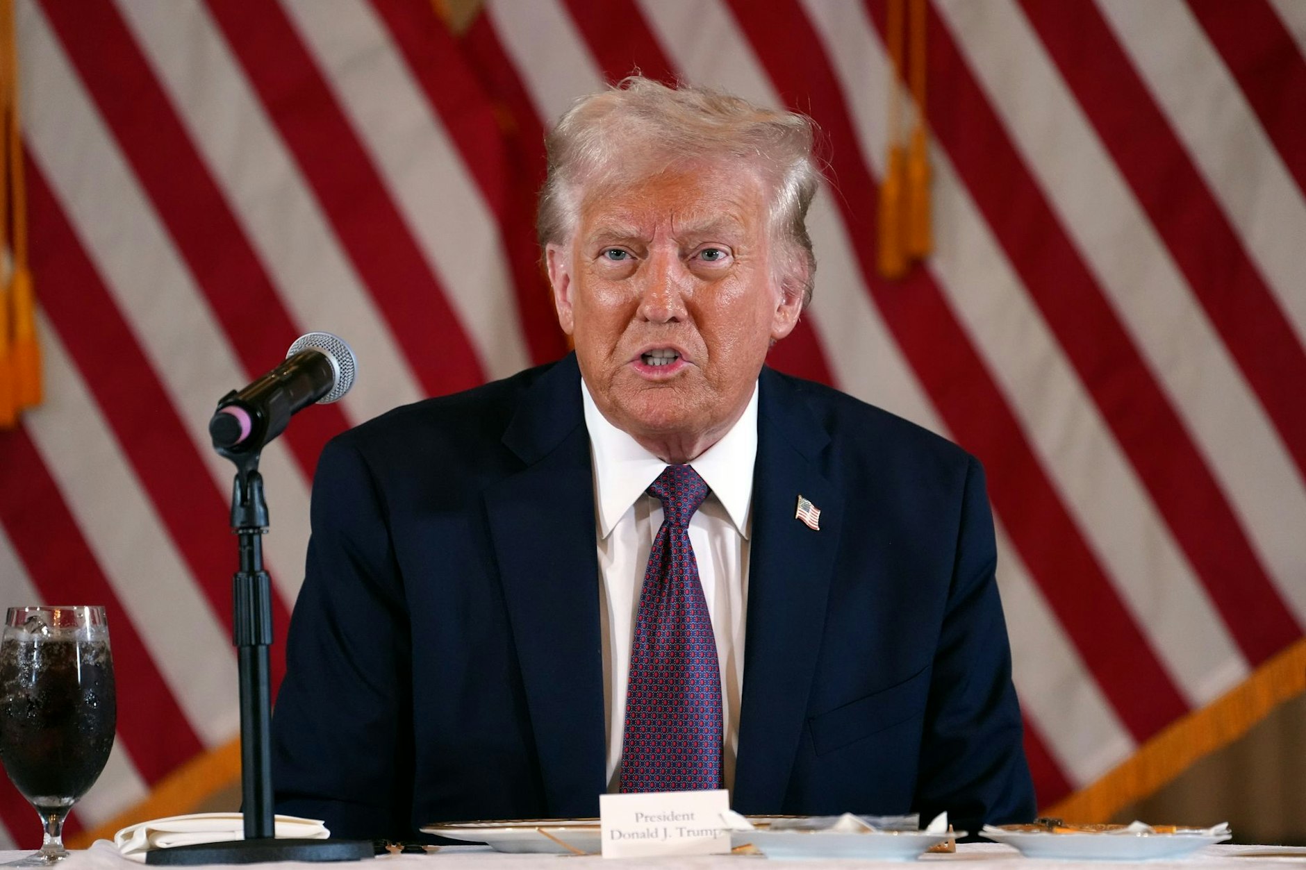 Der designierte US-Präsident Donald Trump bei einer Pressekonferenz