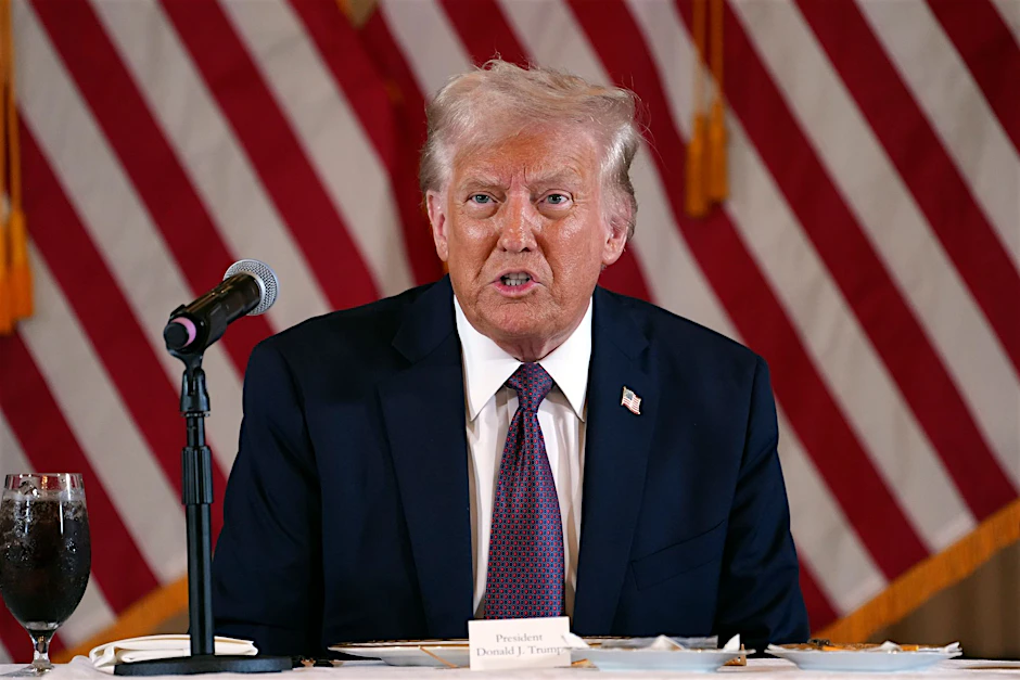 Der designierte US-Präsident Donald Trump bei einer Pressekonferenz