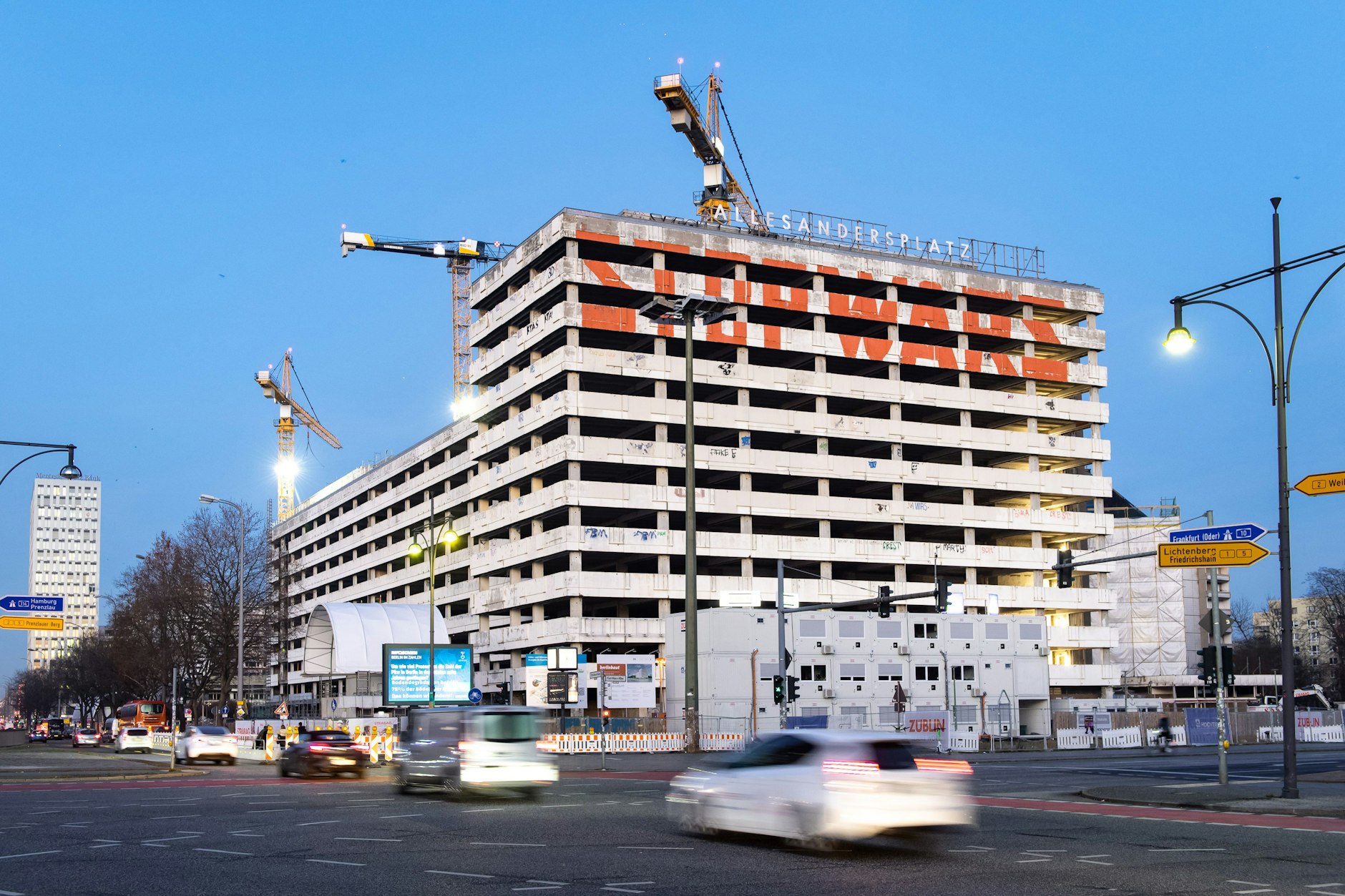 Das Haus der Statistik im Bezirk Mitte wird seit einigen Jahren saniert.