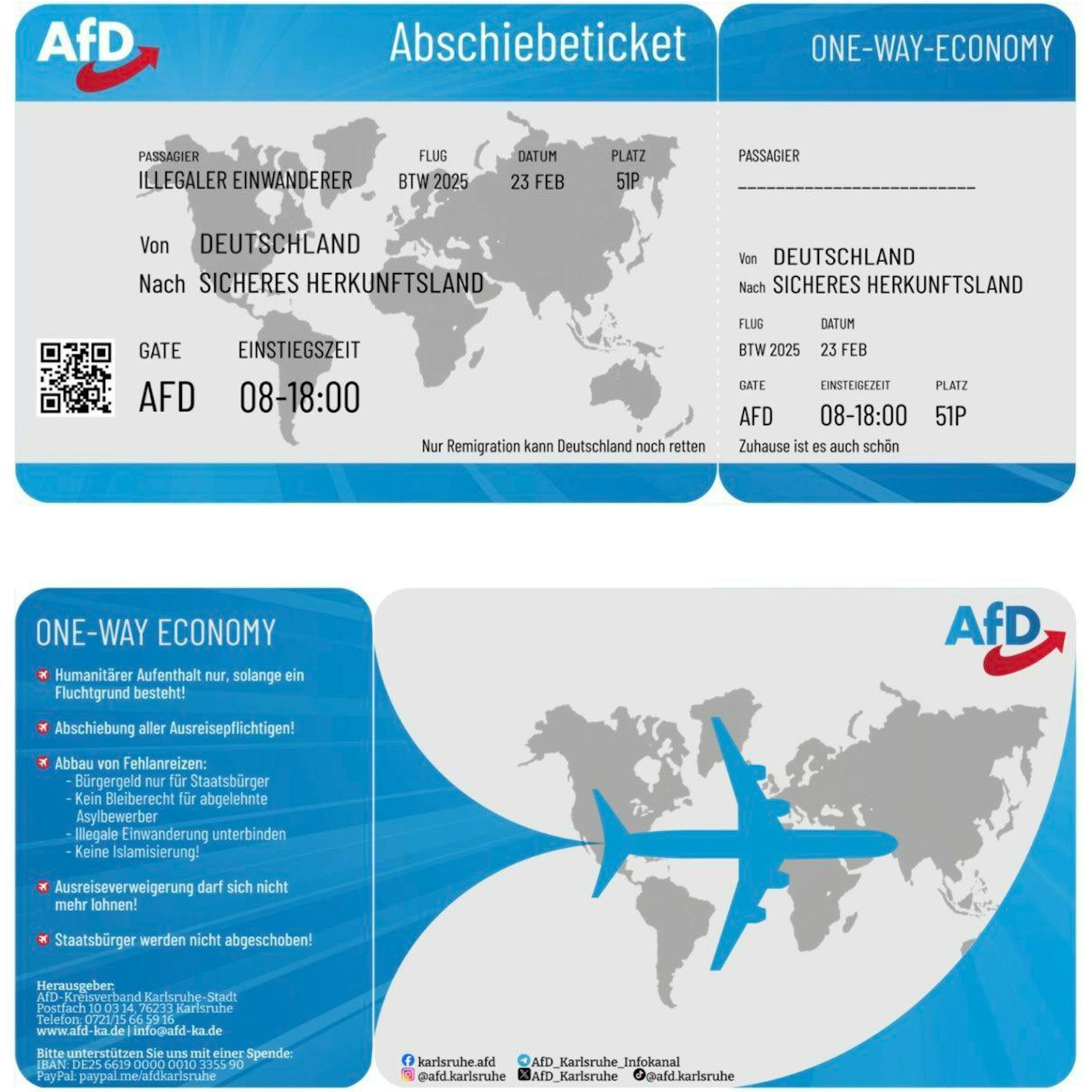 So sieht das viel diskutierte Ticket aus.