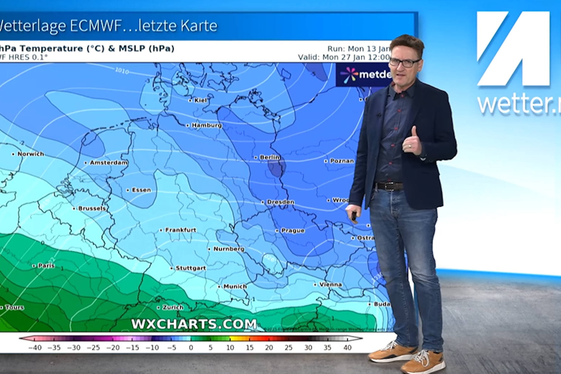 Laut Wetter-Experte Dominik Jung deutet das Europäische Wettermodell auf Eiseskälte Ende des Monats hin.