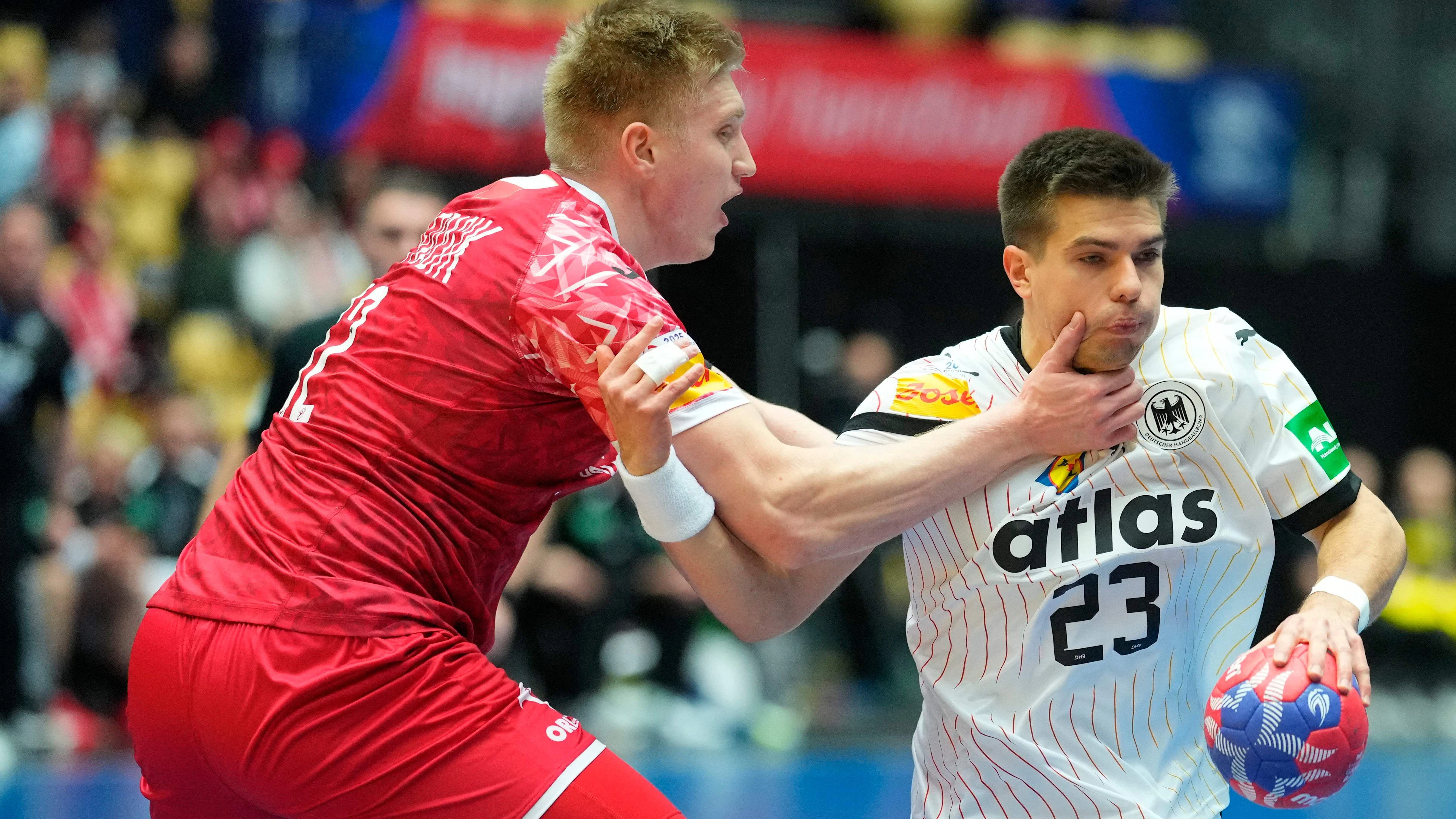 Renars Uscins erzielte zehn Tore für das deutsche Team.