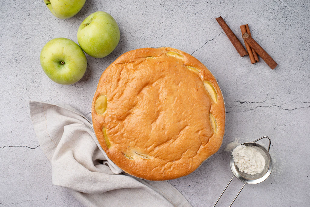 Rezept für fluffigen Apfelkuchen – schnell, einfach, nur 4 Zutaten