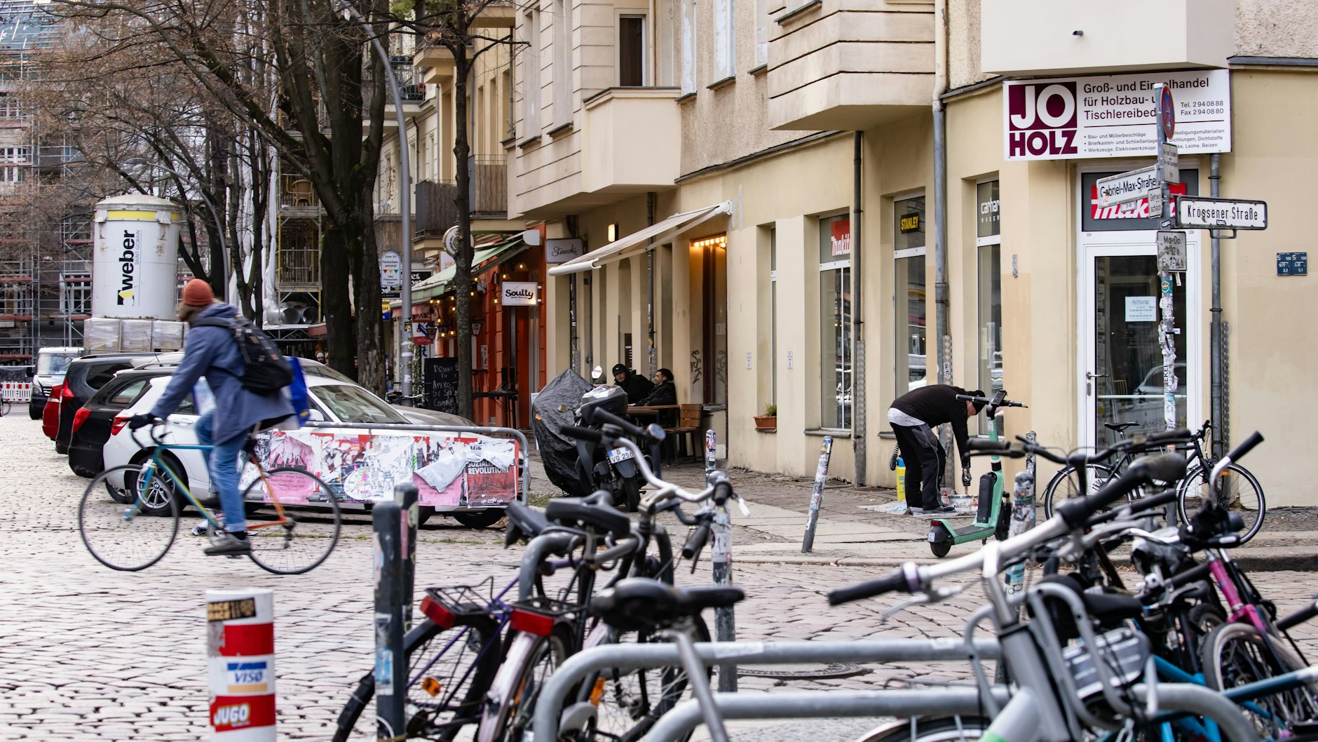 Rund um den Boxhagener Platz in Berlin-Friedrichshain gibt es Widerstand gegen die Verkehrsberuhigung.