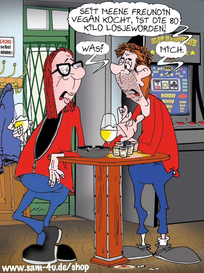 Unser Cartoon des Tages kommt auch heute von Zeichner Sam Paff aus Berlin.