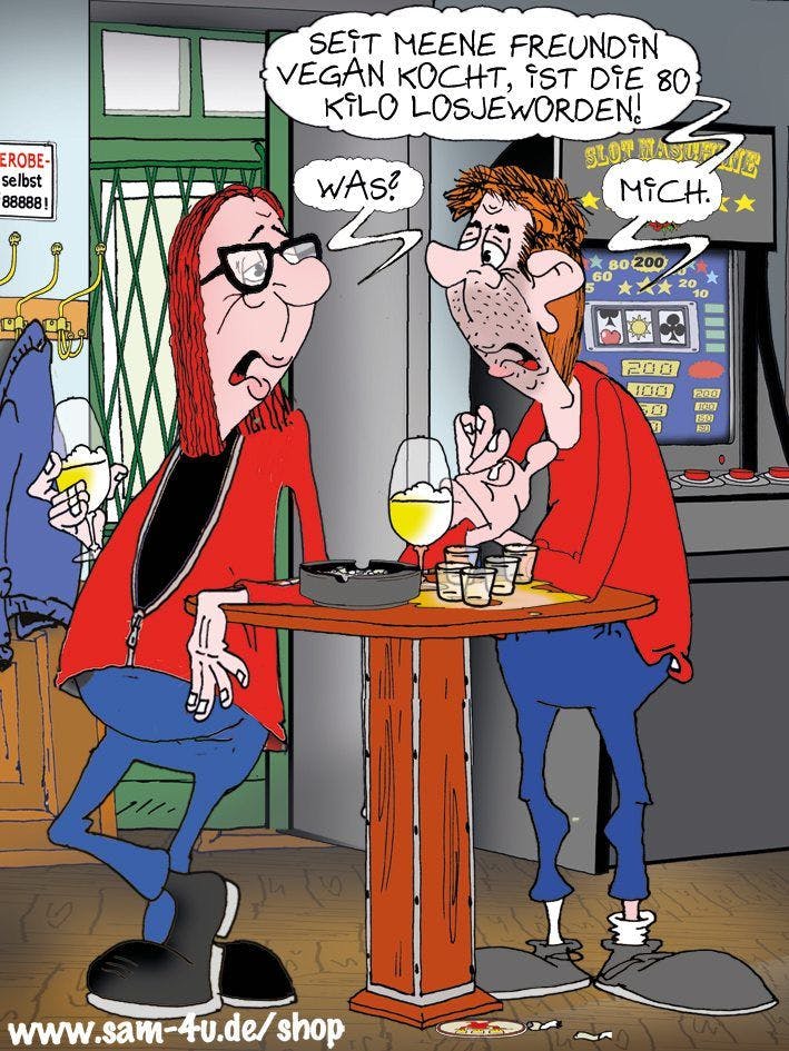 Unser Cartoon des Tages kommt auch heute von Zeichner Sam Paff aus Berlin.