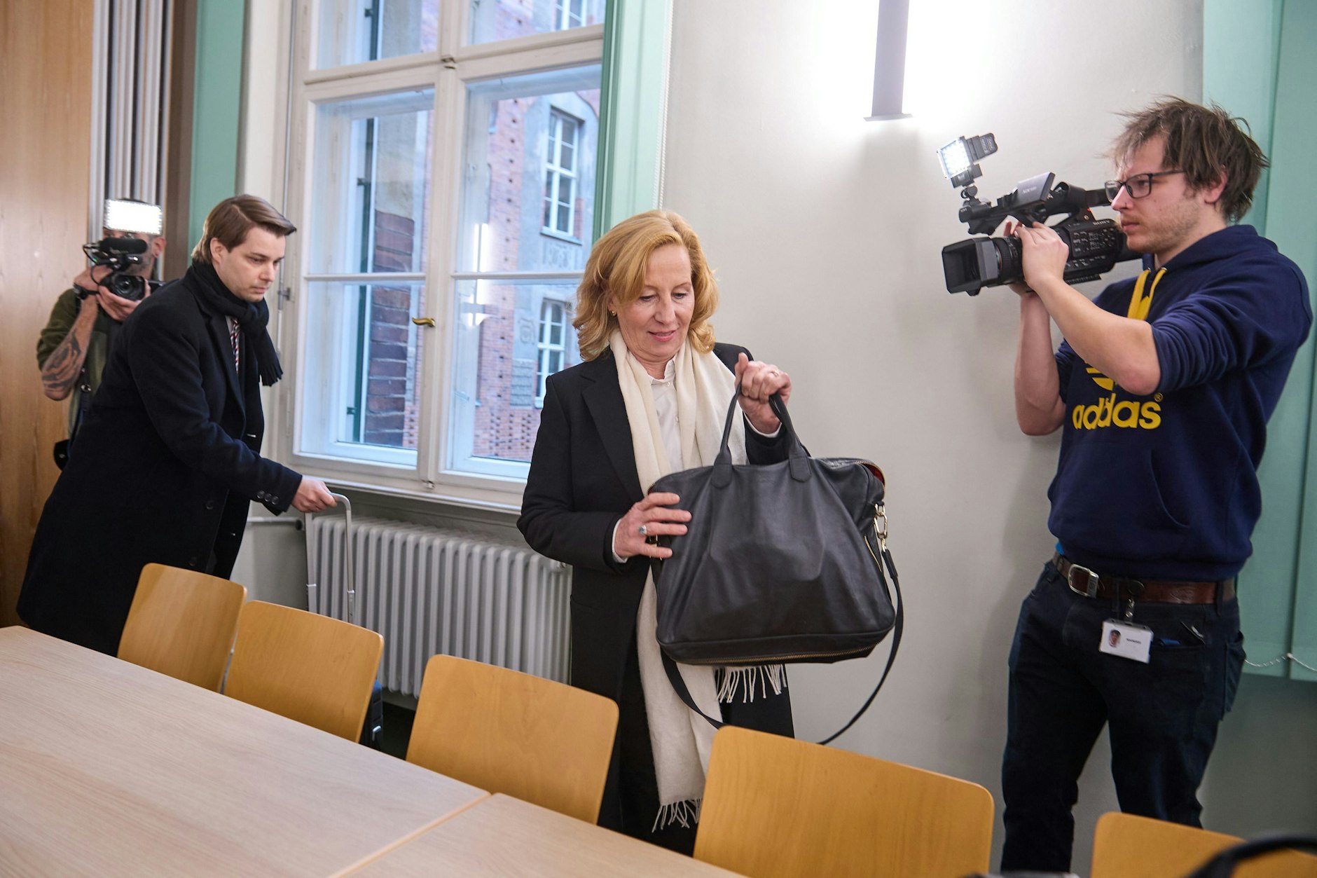 Schlesinger bei der Verhandlung am Mittwoch