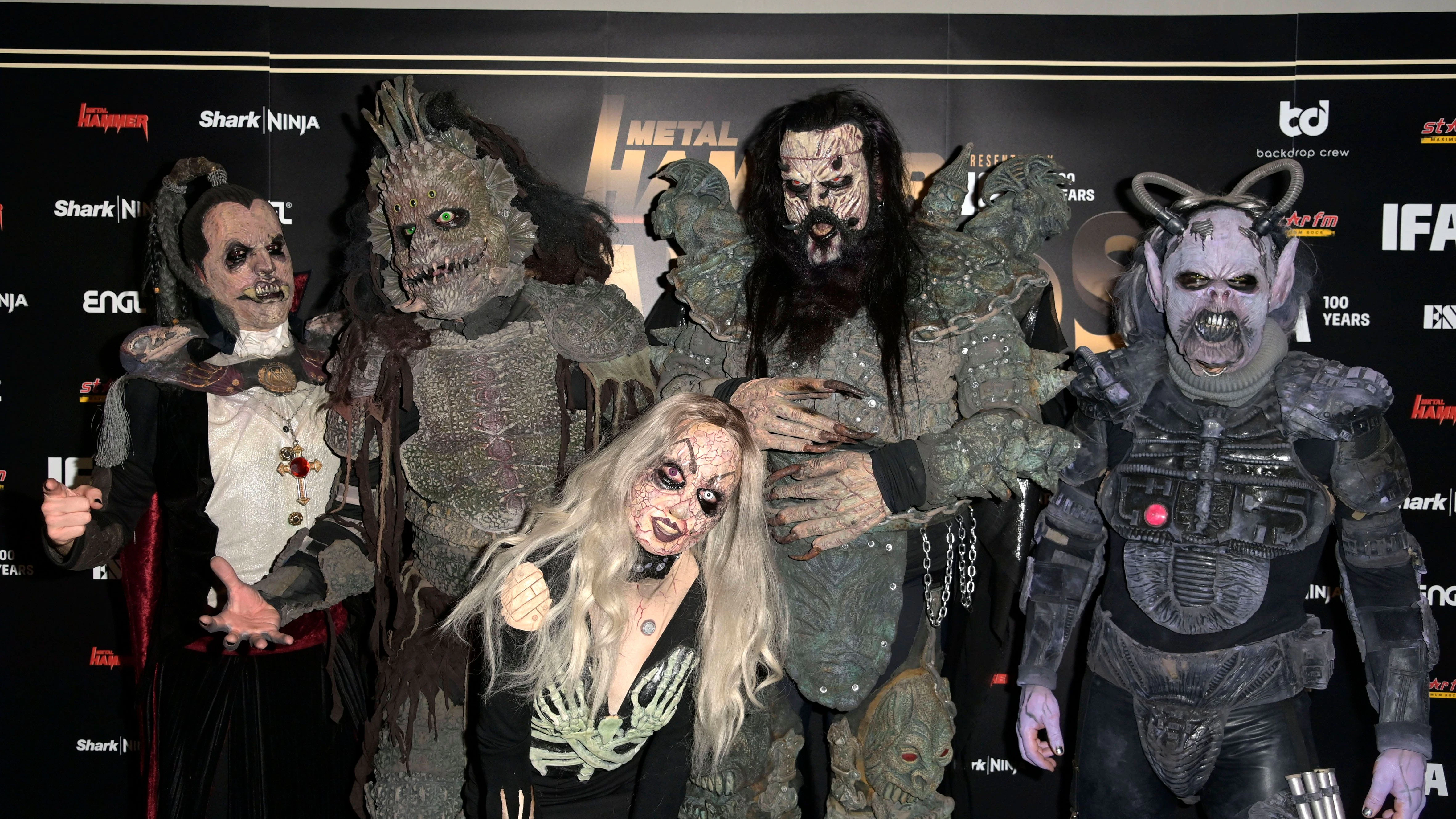 Die Hardrocker von Lordi mit ihren gruseligen Kostümen.