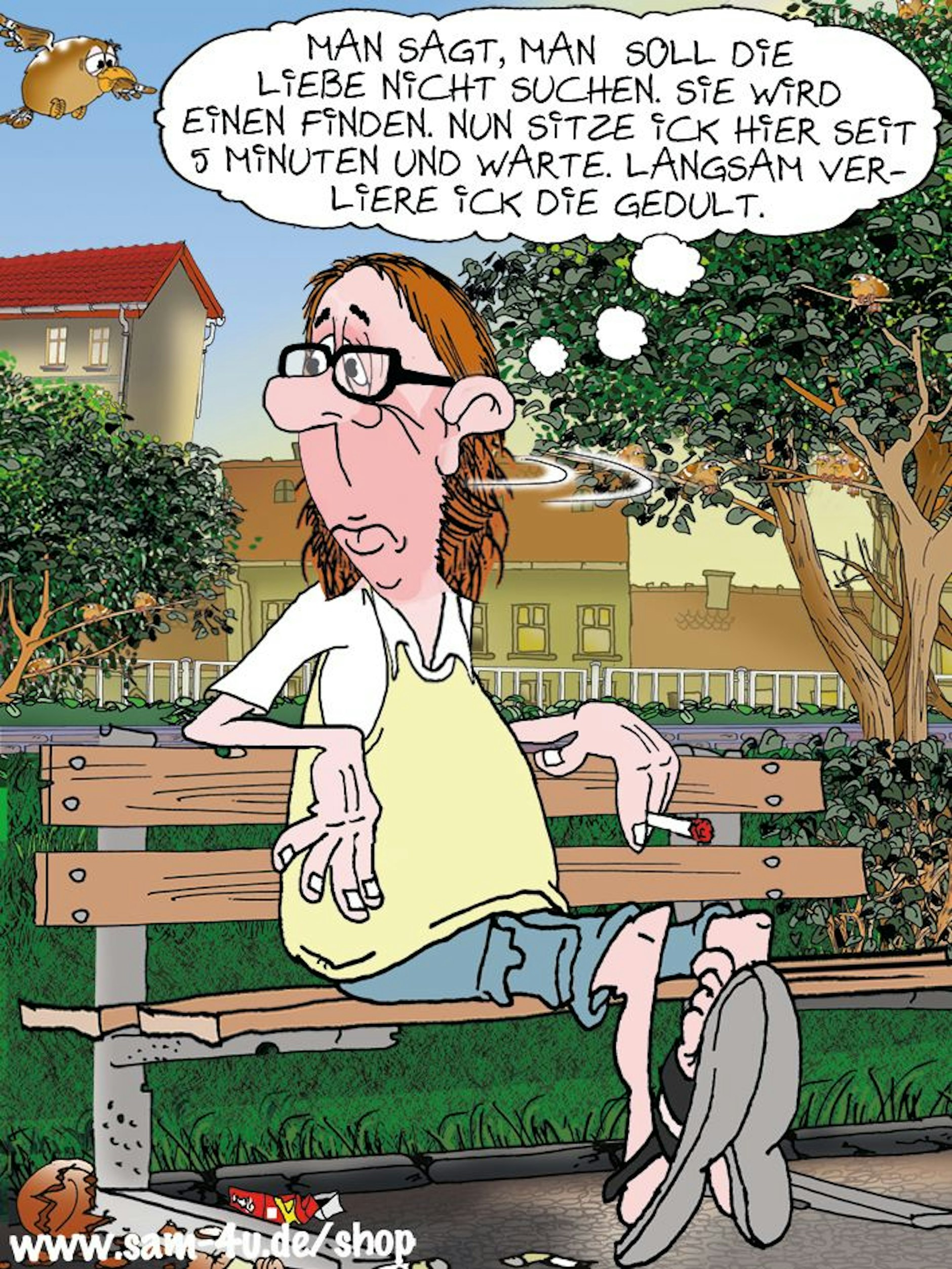 Auch heute haben wir einen Cartoon aus der Feder von Zeichner Sam Paff aus Berlin für Sie.