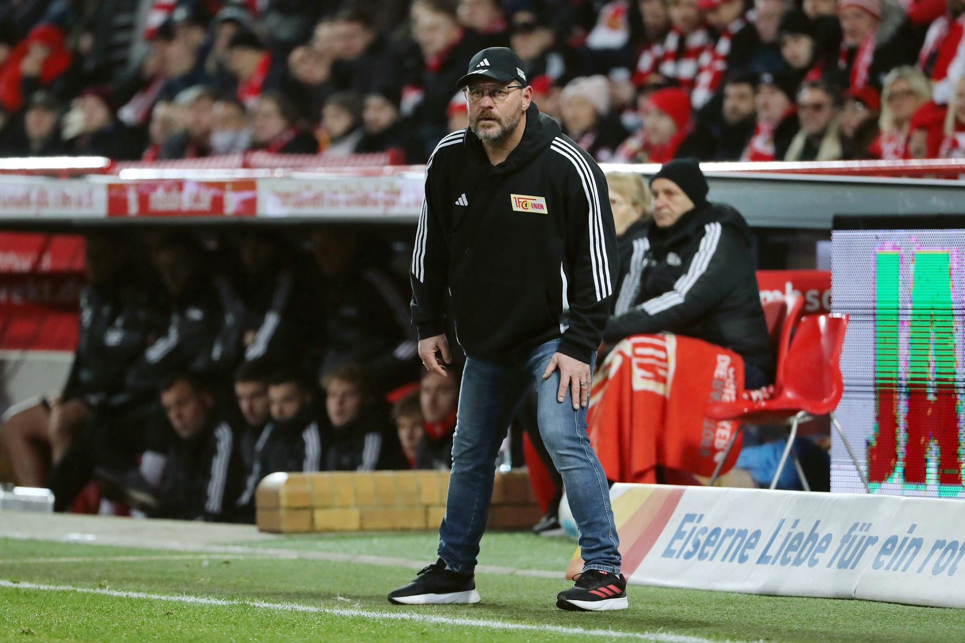 Steffen Baumgart staunt über die vergebenen Torchancen seiner Spieler und wartet als Trainer des 1. FC Union weiter auf den ersten Treffer seiner Mannschaft.