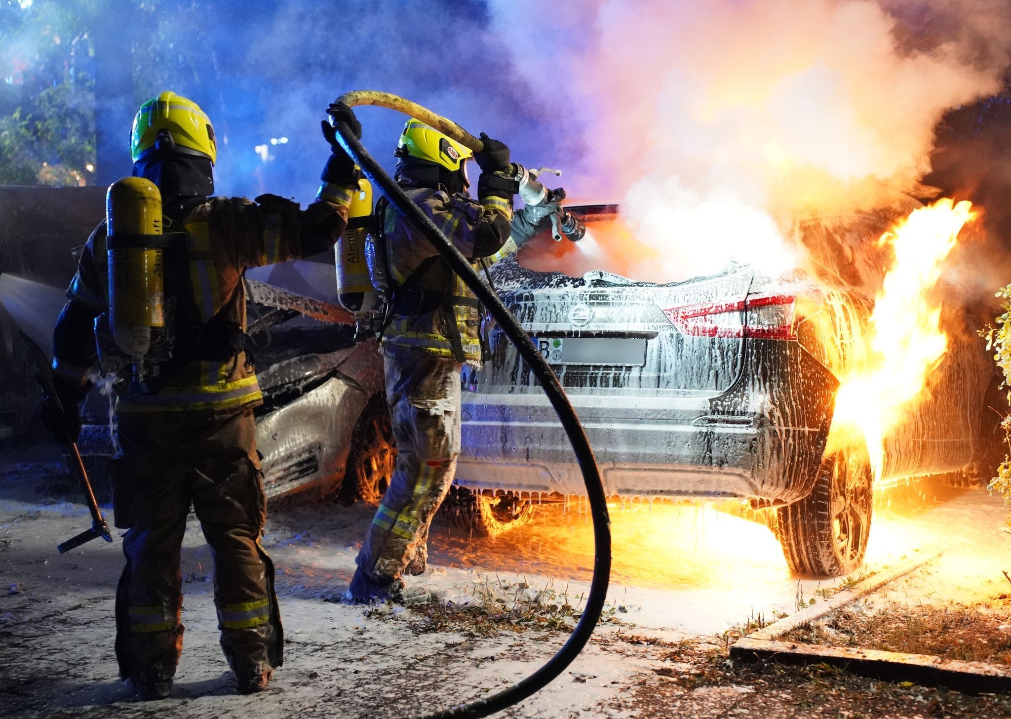 Raten Sie mal, wie viele Autos dieses Jahr in Berlin abgefackelt wurden