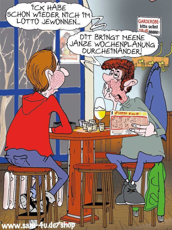 Hier ist unser heutiger Cartoon des Tages von Zeichner Sam Paff aus Berlin.