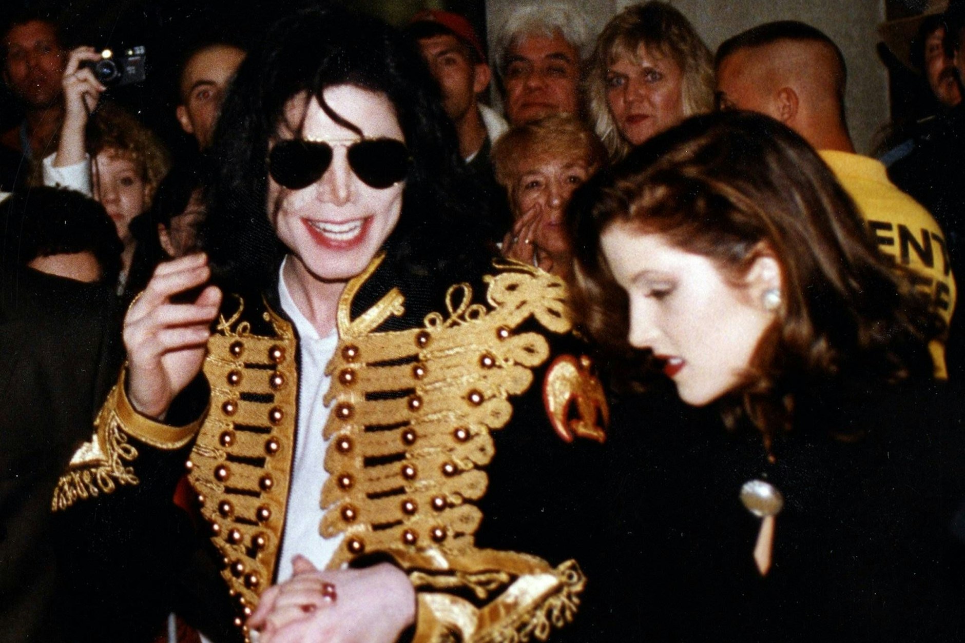 Michael Jackson und Lisa Marie Presley im Jahr 1994.