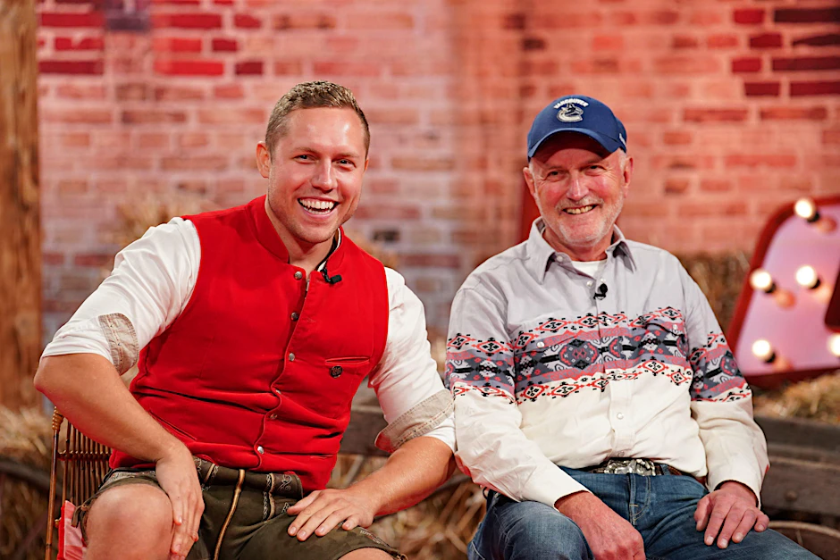 Patrick Romer in der Jubiläumssendung von „Bauer sucht Frau“.