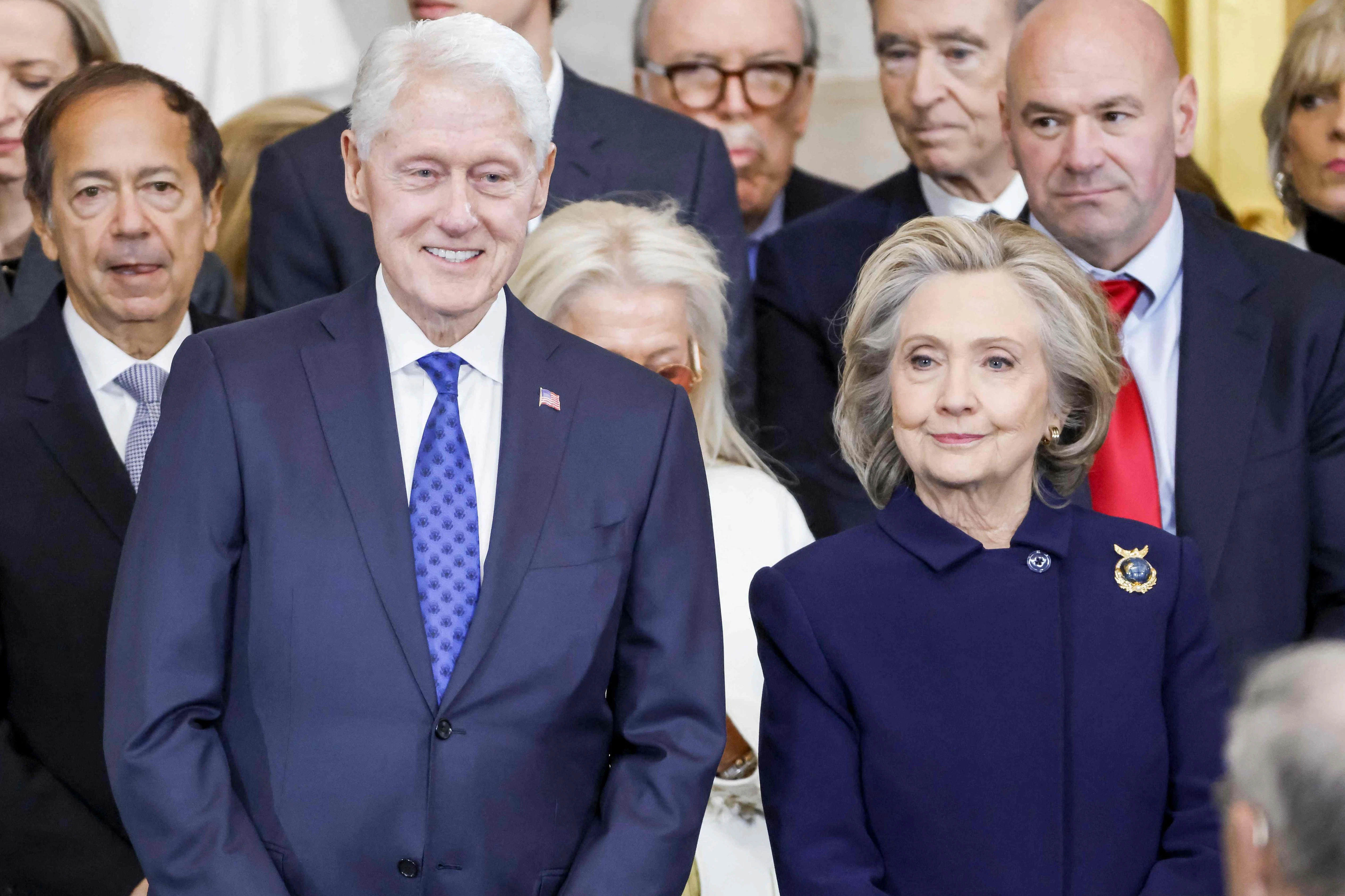 Bill Clinton mit Frau Hillary.  
