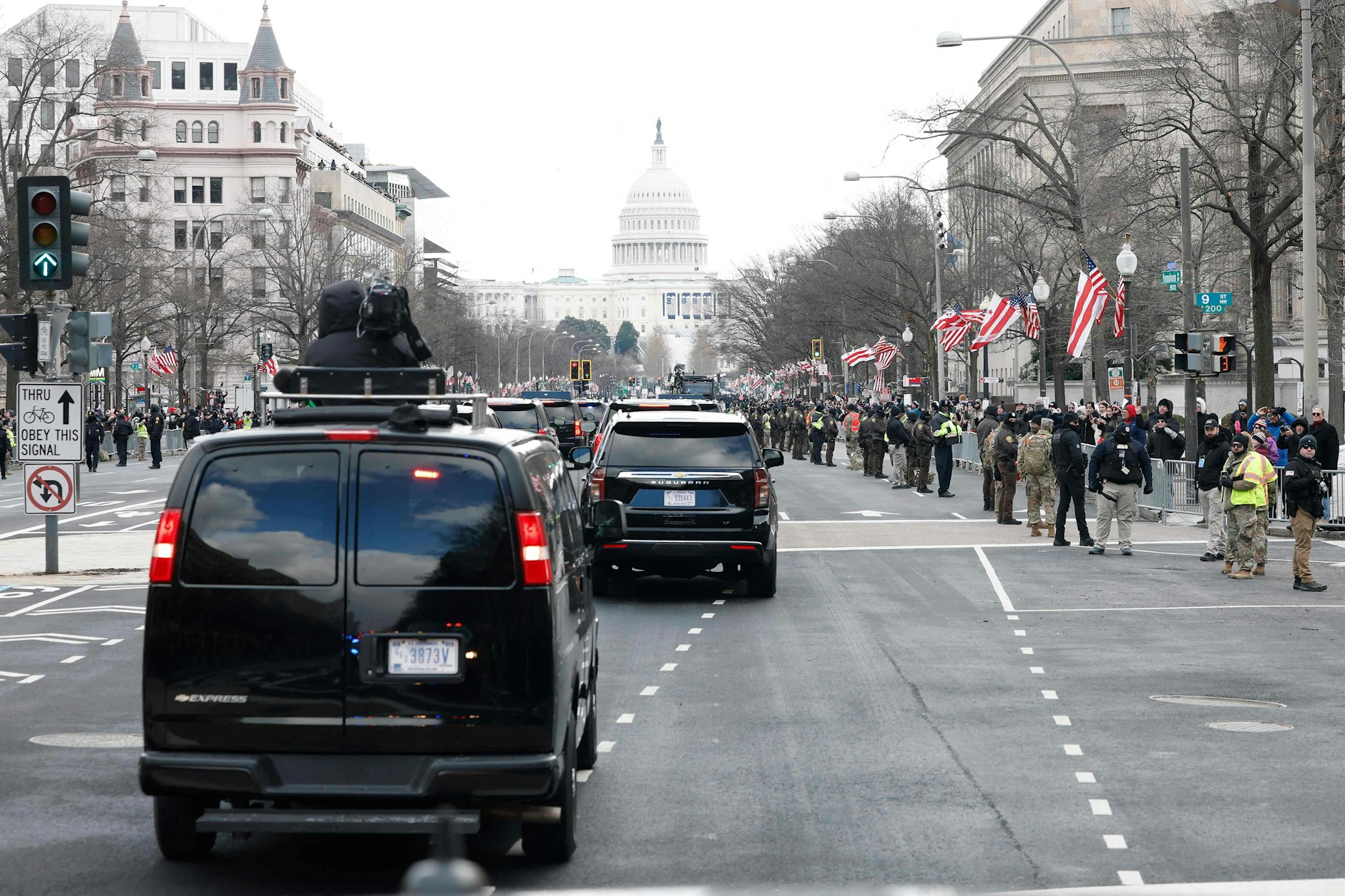 Washington gleicht einer Festung.