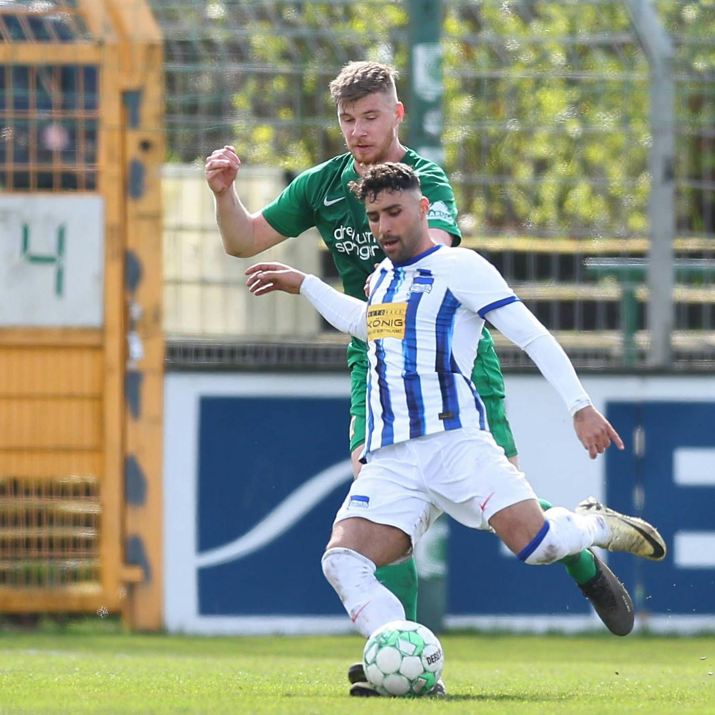 Nader El-Jindaoui spielte zwei Jahre für Herthas Regionalliga-Team und kam zu zwei Einsätzen bei den Profis.