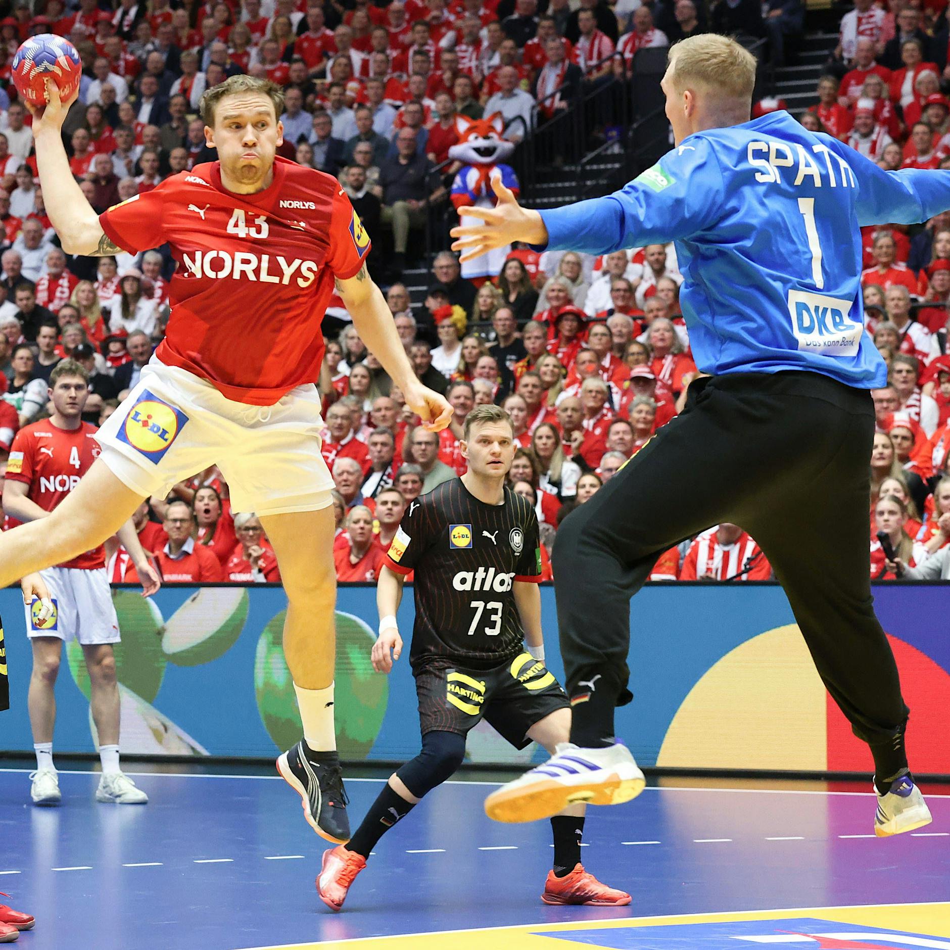 Erster Dämpfer bei der Handball-WM: Dänemark überrollt Deutschland