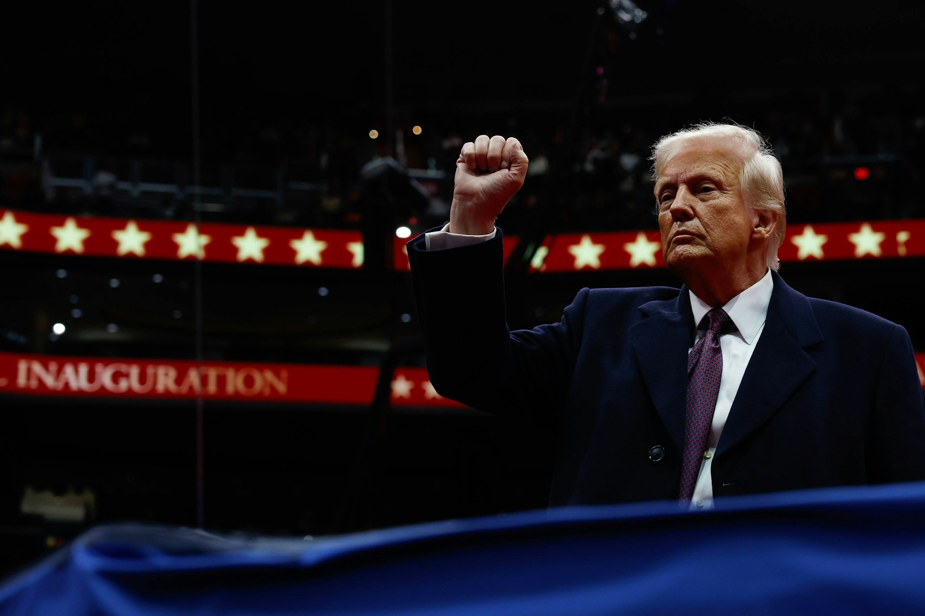 Donald Trump bei der Inauguration.