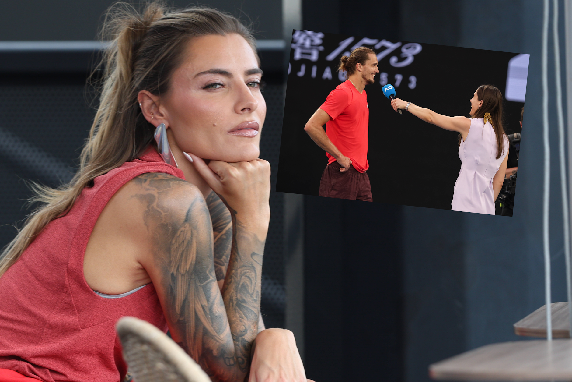 Sophia Thomalla (35) feuert ihren Freund Alexander Zverev (27) bei den Australian Open an. Auf ein Date wartet die Moderatorin dabei mal wieder vergeblich.