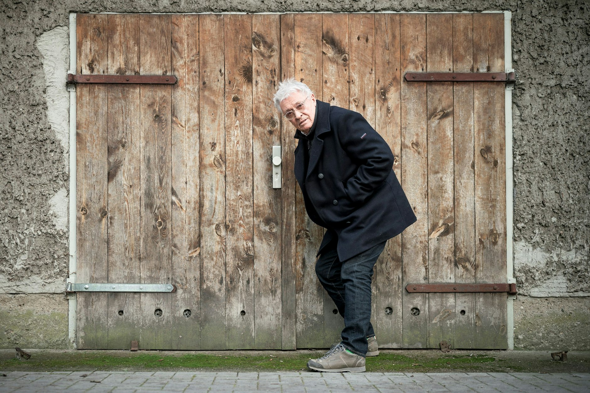 Der Schauspieler Henry Hübchen in Pankow