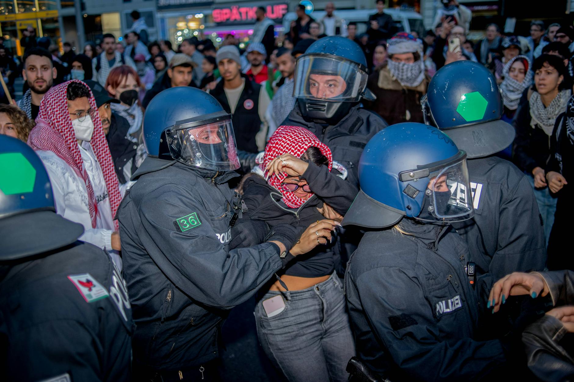 Palästina-Demonstration in Berlin am 19. Oktober 2024