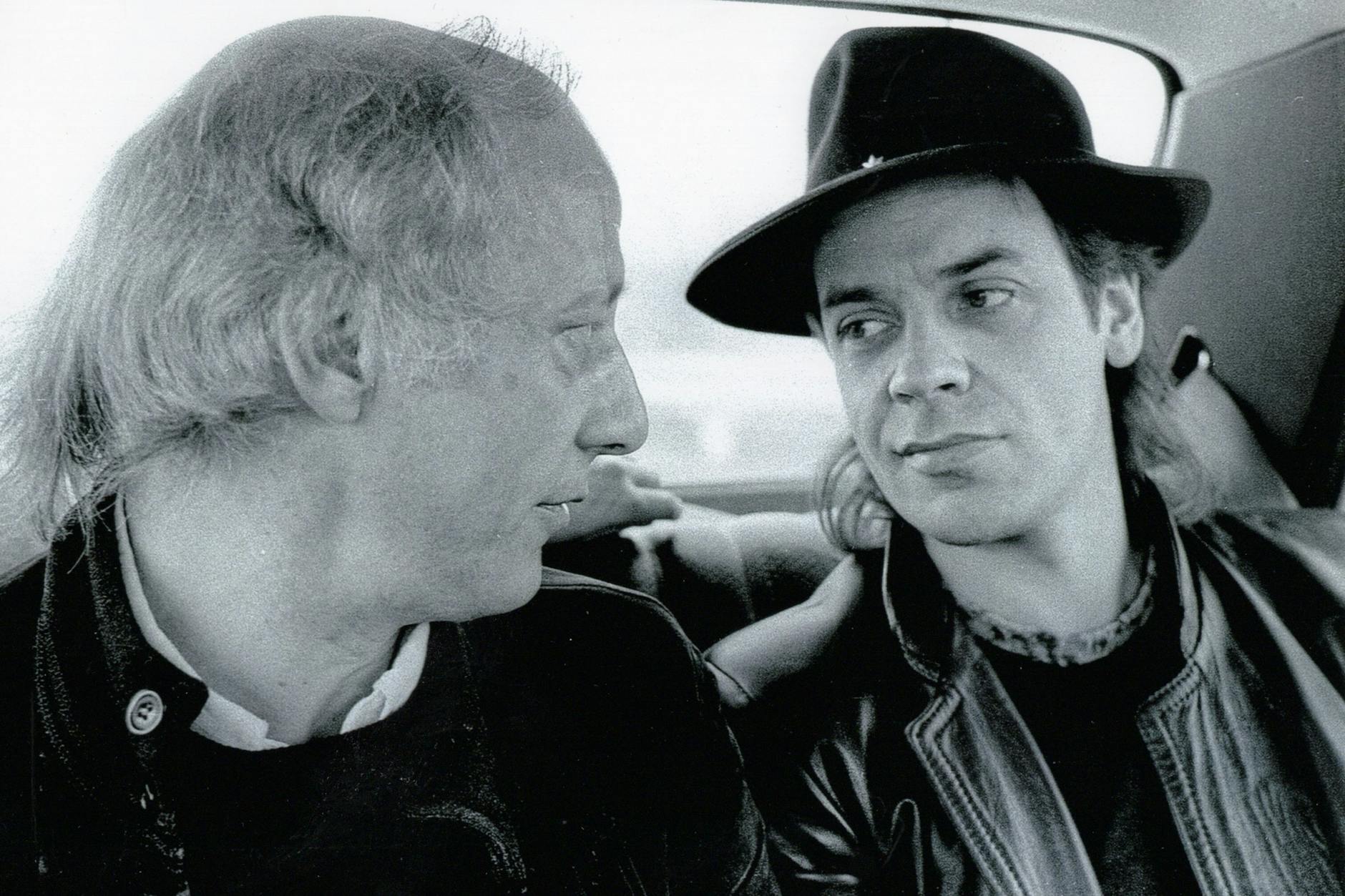 Michel Gaißmayer (l.) mit Udo Lindenberg in Ost-Berlin, 1983
