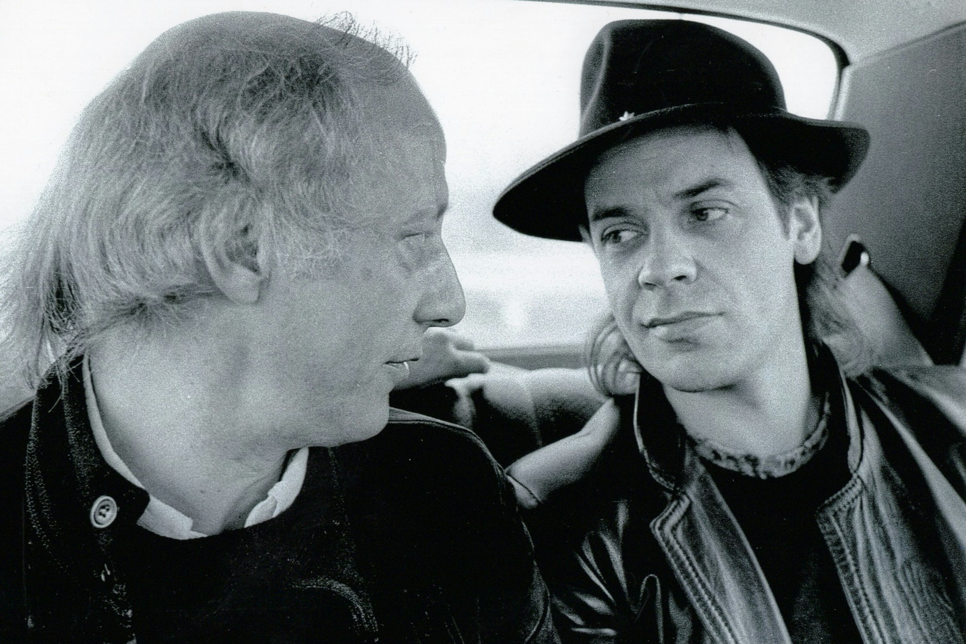 Michel Gaißmayer (l.) mit Udo Lindenberg in Ost-Berlin, 1983