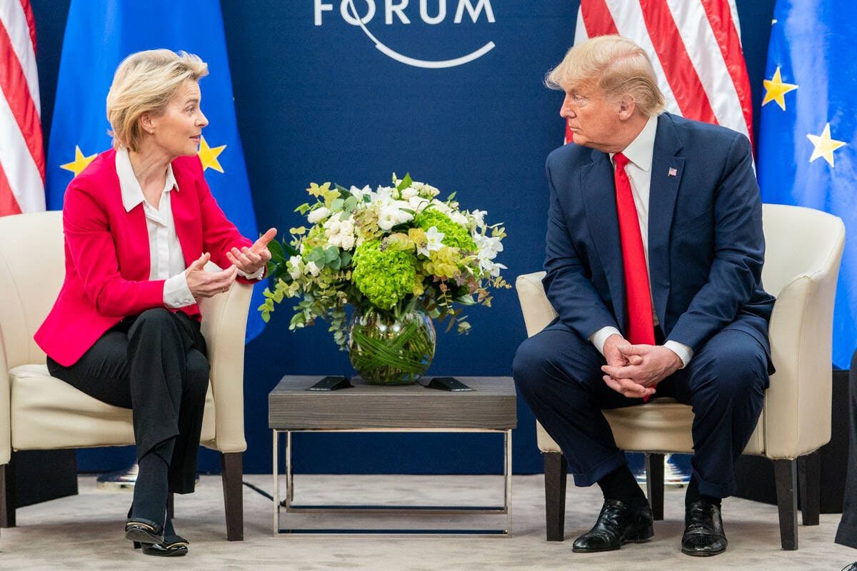 EU-Kommissionspräsidentin Ursula von der Leyen und US-Präsident Donald Trump