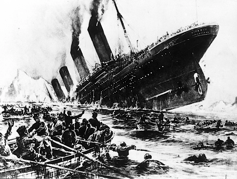 In der Nacht vom 14. auf den 15. April 1912 kollidierte die „Titanic“ mit einem Eisberg und versank.