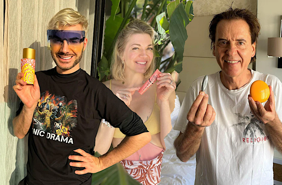Welche Luxusgegenstände nehmen die Stars mit ins Dschungelcamp 2025? Hier zeigen Sam Dylan, Nina Bott und Jörg Dahlmann, was sie eingepackt haben. 