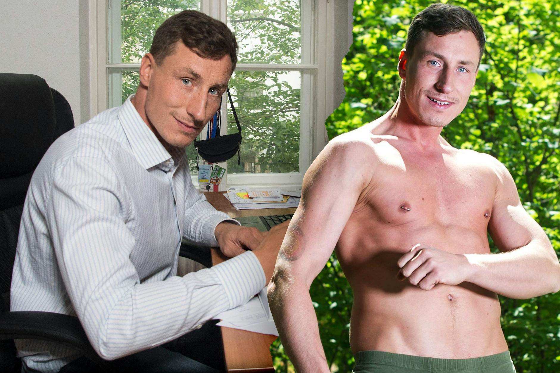 KURIER traf Jason Steel schon vor Jahren zum Fotoshooting. Inzwischen sind in der Vita des Berliners einige Filme hinzugekommen.