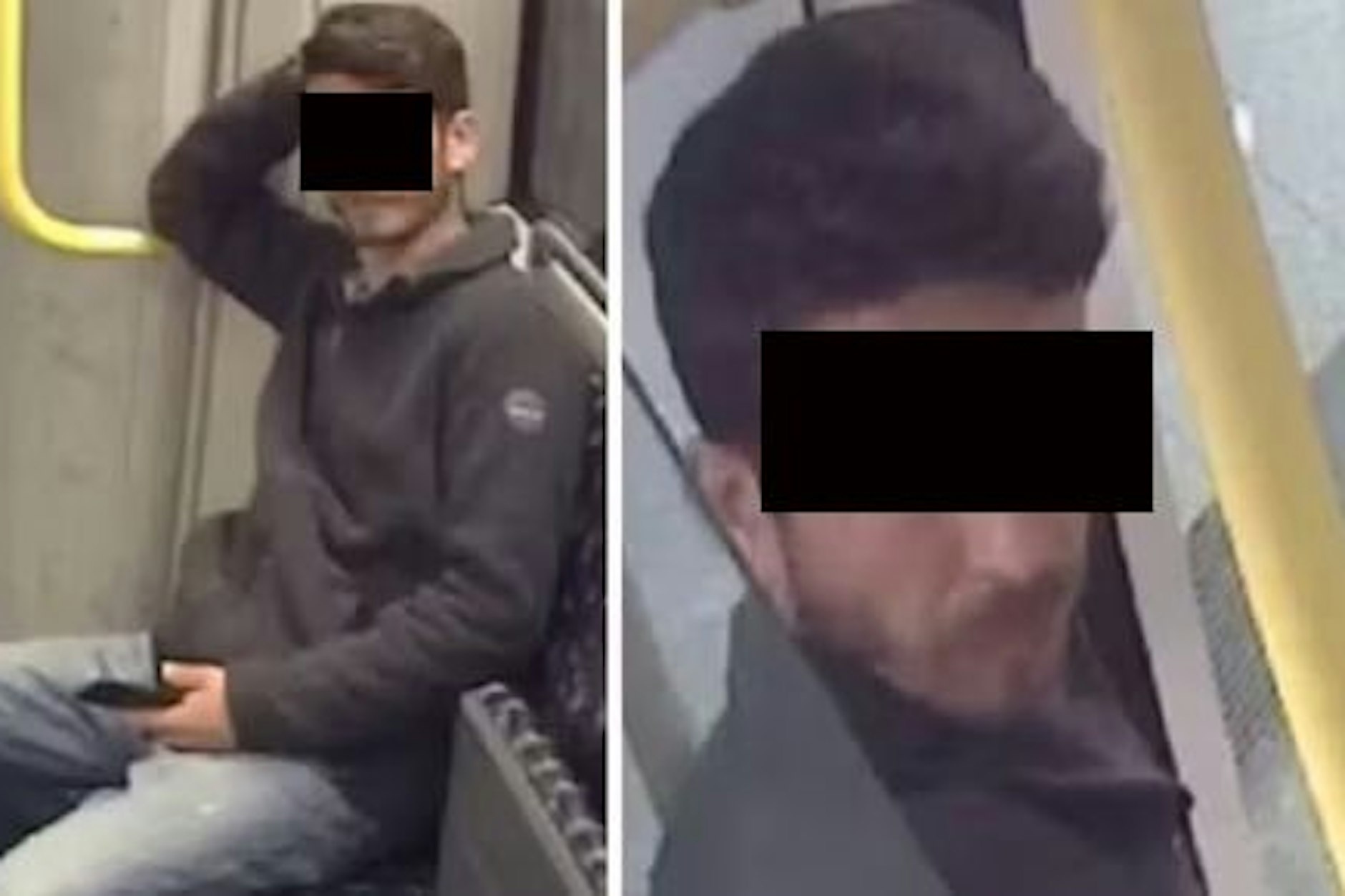 Die Polizei Berlin suchte mit diesen Fotos nach einem Mann. Er wurde inzwischen festgenommen.