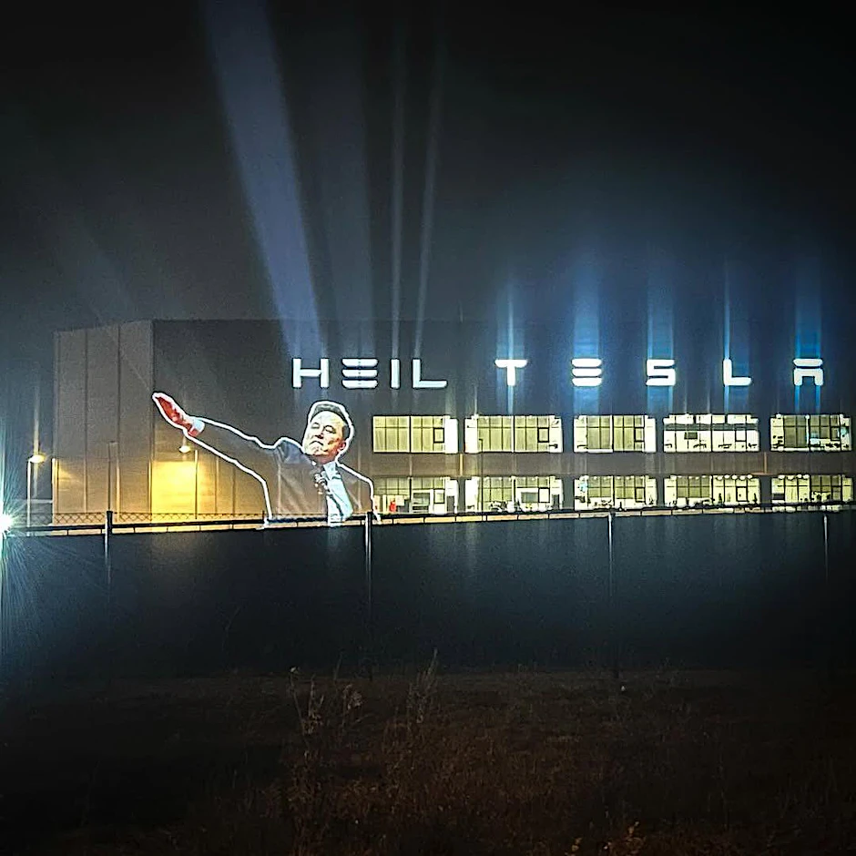 Die umstrittene Geste von Elon Musk ist Teil einer Kampagne des Zentrums für Politische Schönheit.