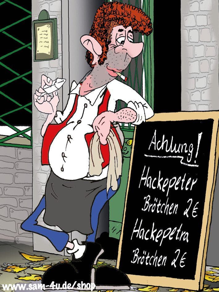 Auch heute haben wir einen tollen Cartoon des Tages für Sie - hier kommt das Beste von Zeichner Sam Paff aus BErlin!